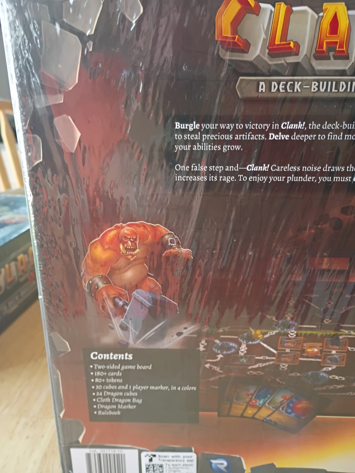 Clank! A Deck-Building Adventure Board Game Sealed Renegade Dire Wolf CLASSIC!!