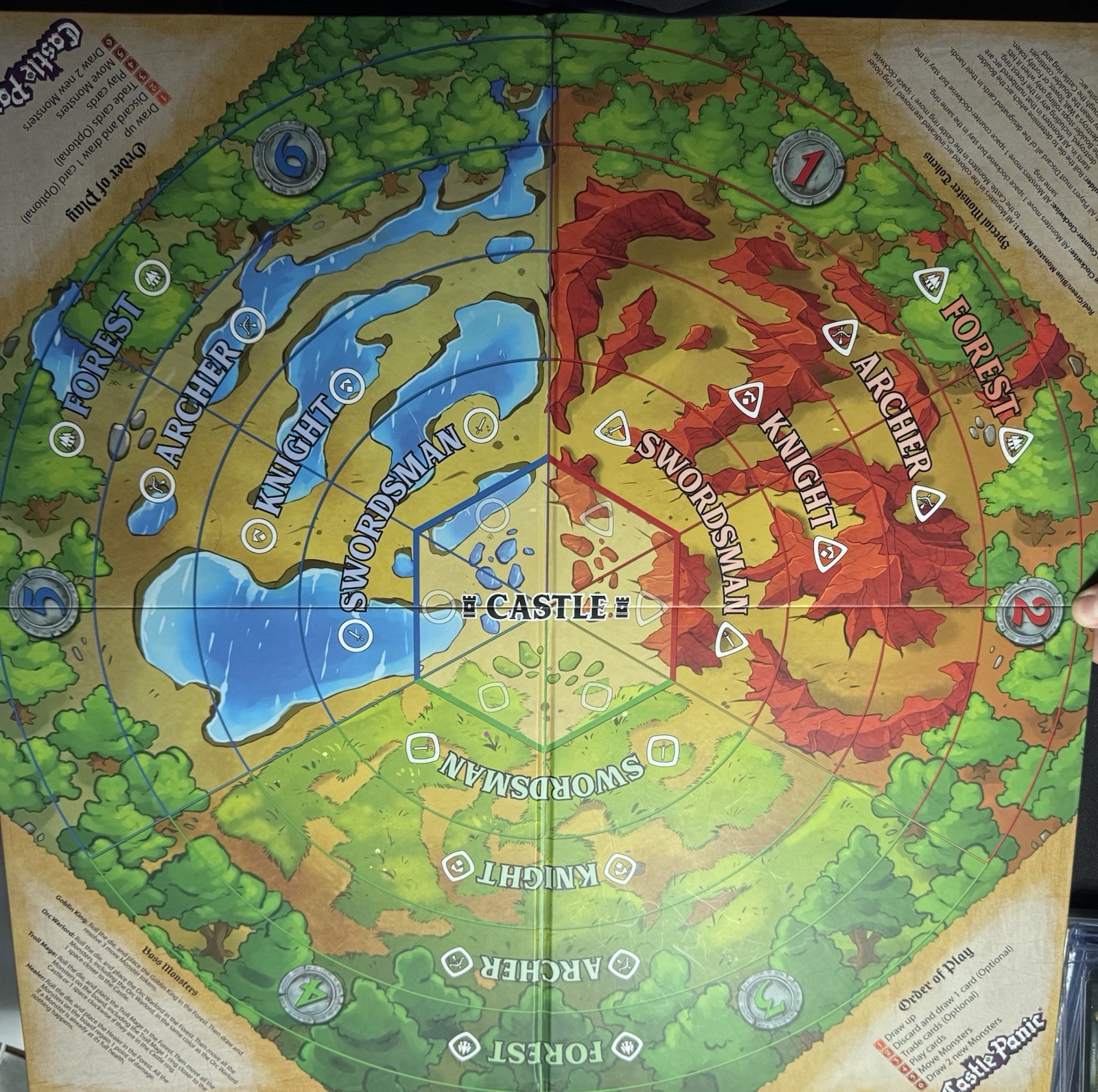Castle Panic + The Wizard’s Tower (Fireside Games, 2022-2024) 2nd Edition, 99%