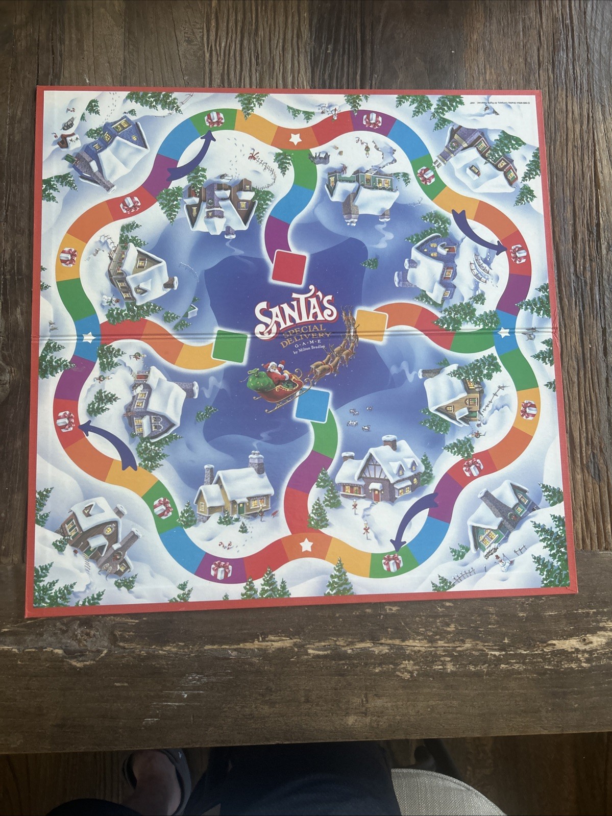 1990 Santas Special Delivery Game by Milton Bradley Complete in Great Condition