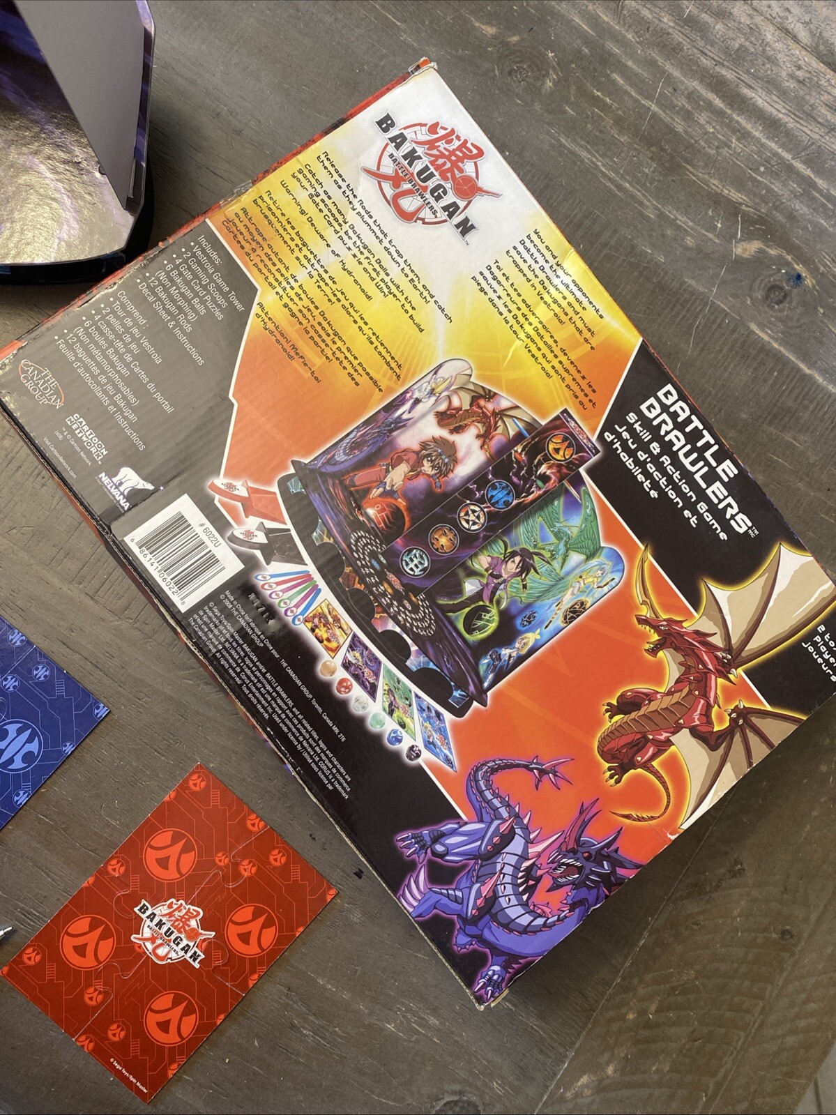 Bakugan Battle Brawlers 2008 Skill and Action Game Lot No Manual