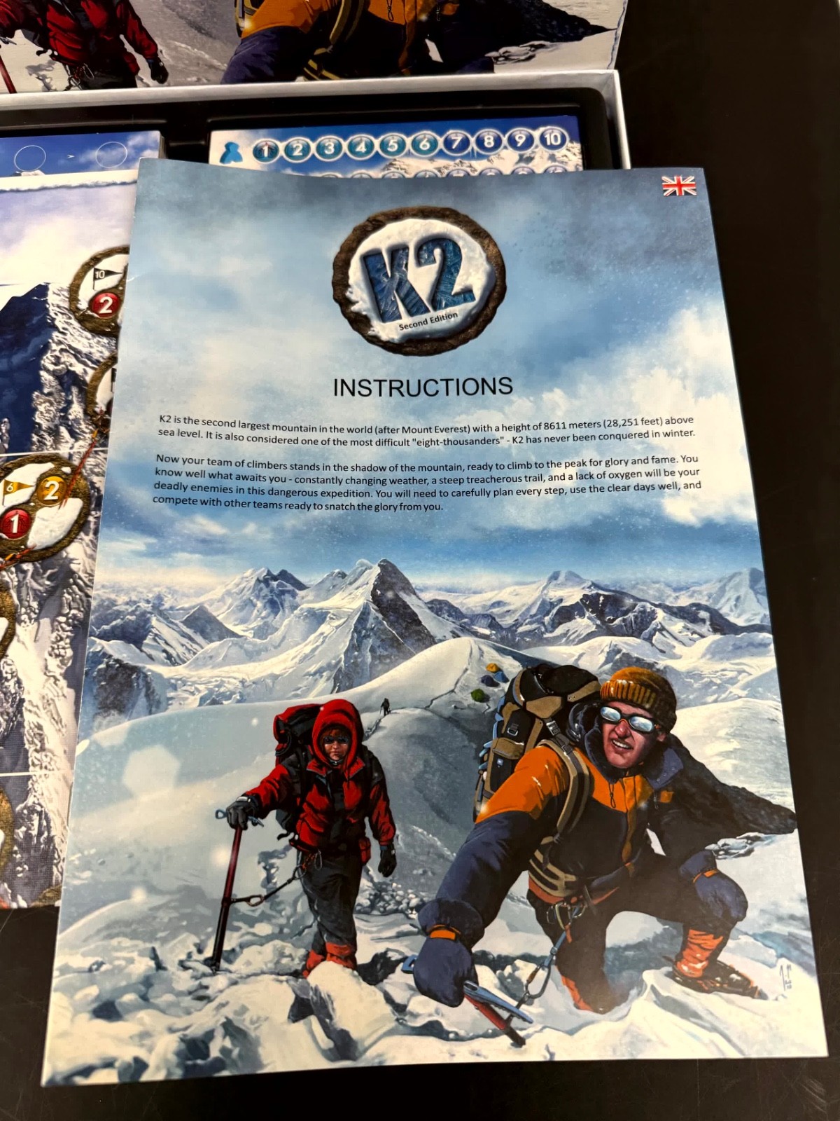 K2 Board Game 4th Edition 2016 Rebel Games English/Polish COMPLETE