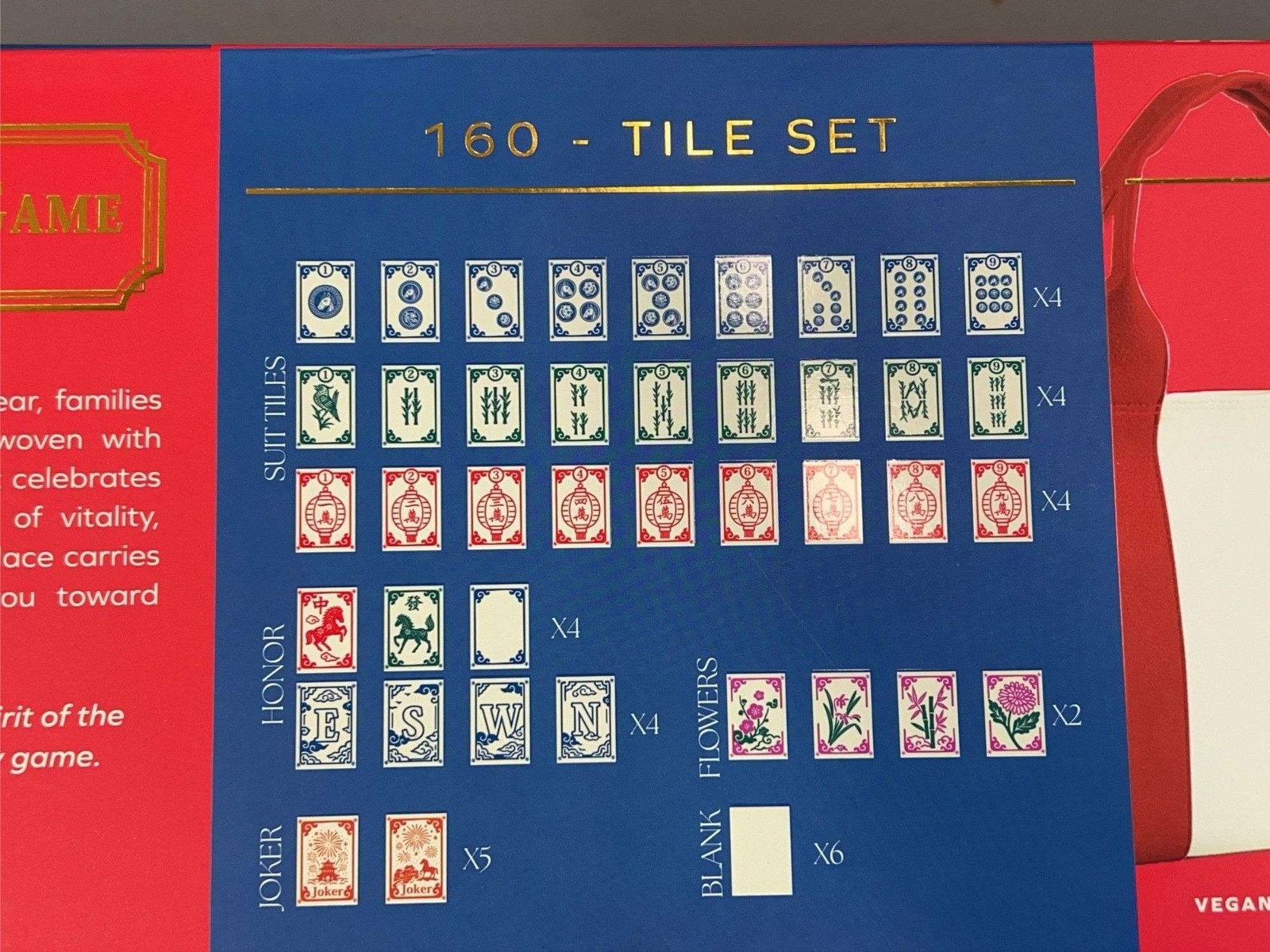 Deluxe Acrylic Horse Lunar Year Edition Mahjong Starter Kit