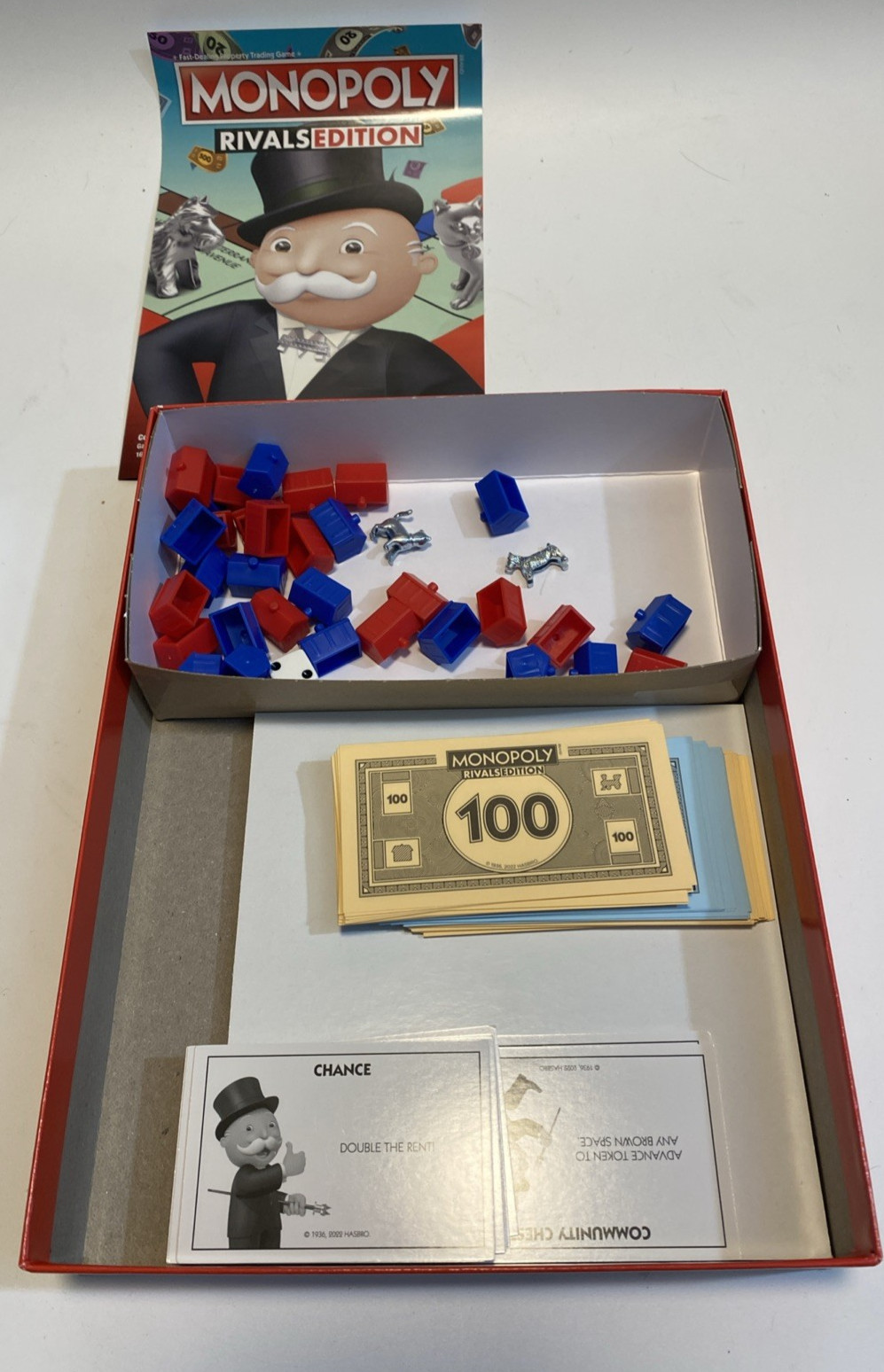 Monopoly Rivals Edition Board Game 2 Player Ages 8 & Up Parker Brothers Hasbro