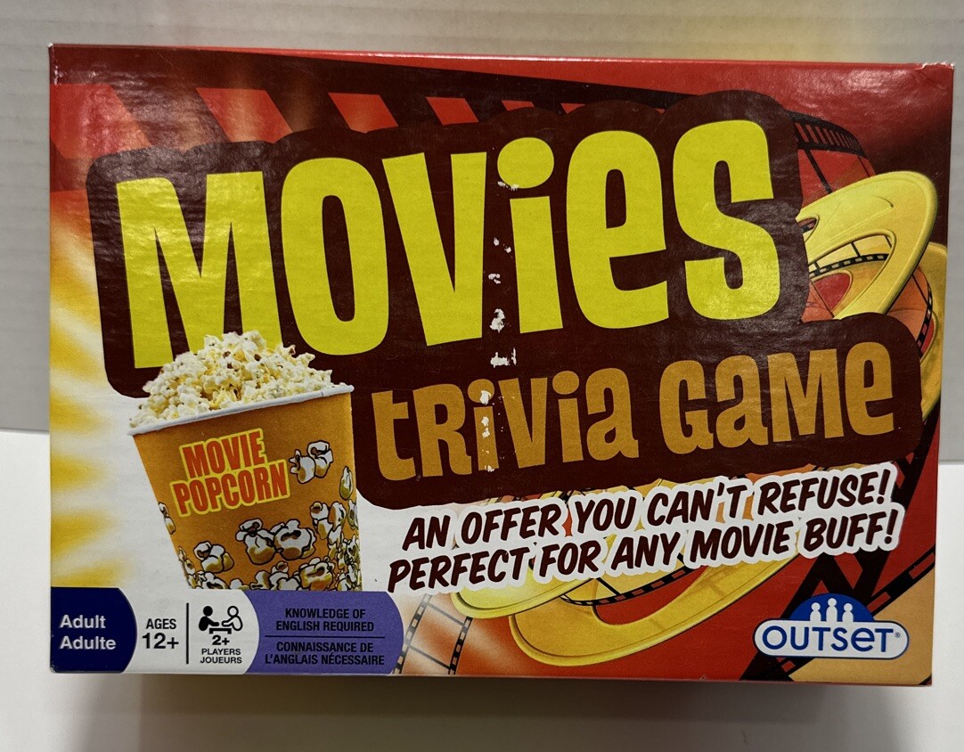 Movies Trivia Game Outset Adult Party Game Verified Complete