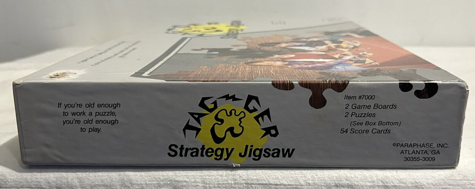 Vintage Jagger Strategy Jigsaw Board Puzzle Game #7000 Level 3 50 Pieces *NEW*