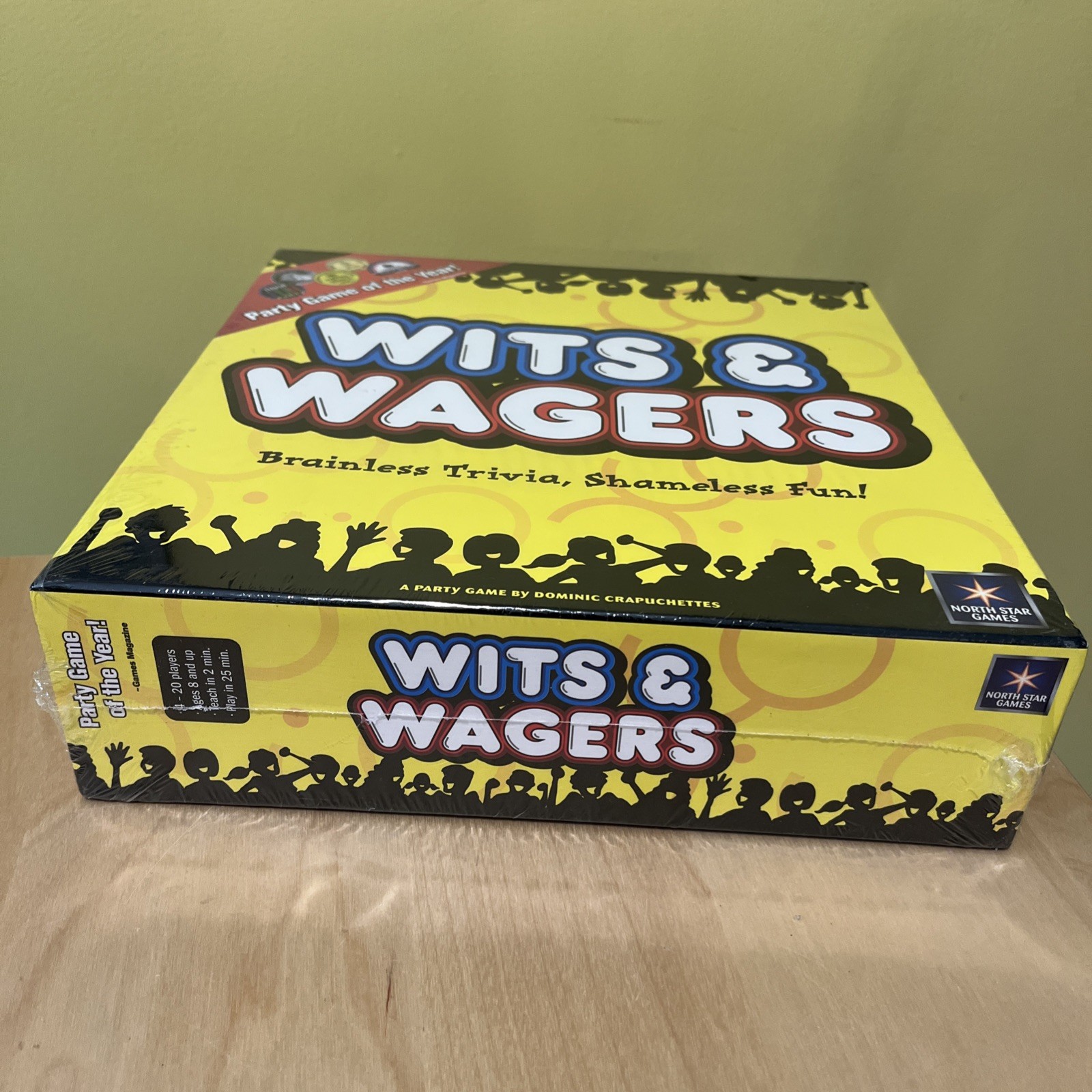 WITS & WAGERS PARTY TRIVIA GAME North Star Games 2013 Award Winning BRAND NEW