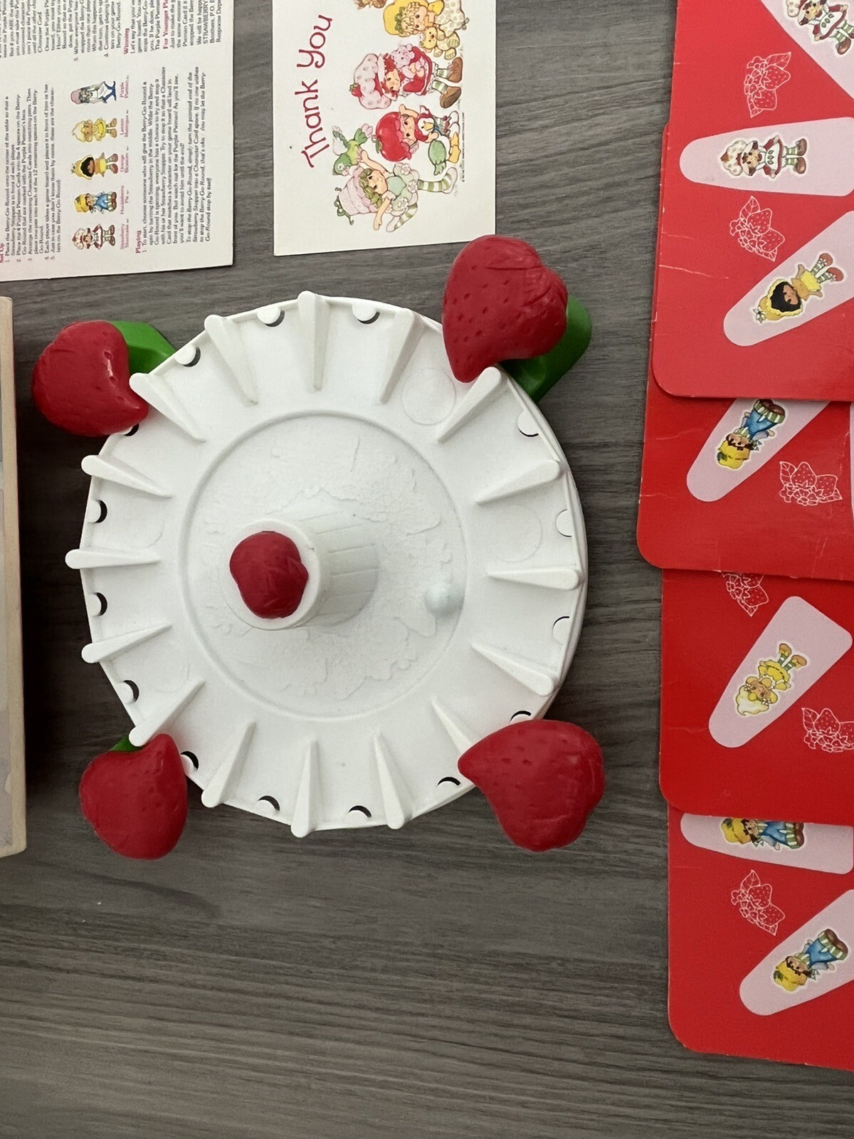 1981 Strawberry Shortcake Berry Go Round Vintage Board Game Parker Brothers