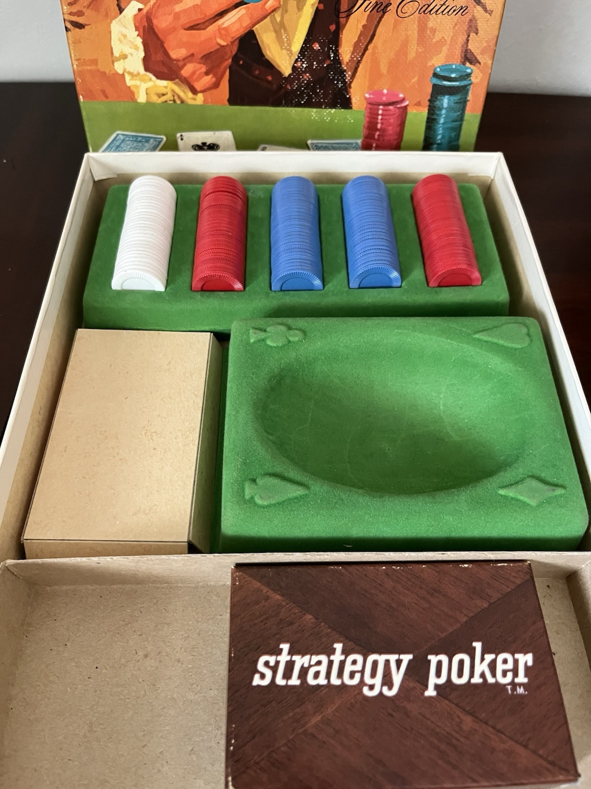1967 Strategy Poker Game – Complete Great Condition- Fine Edition