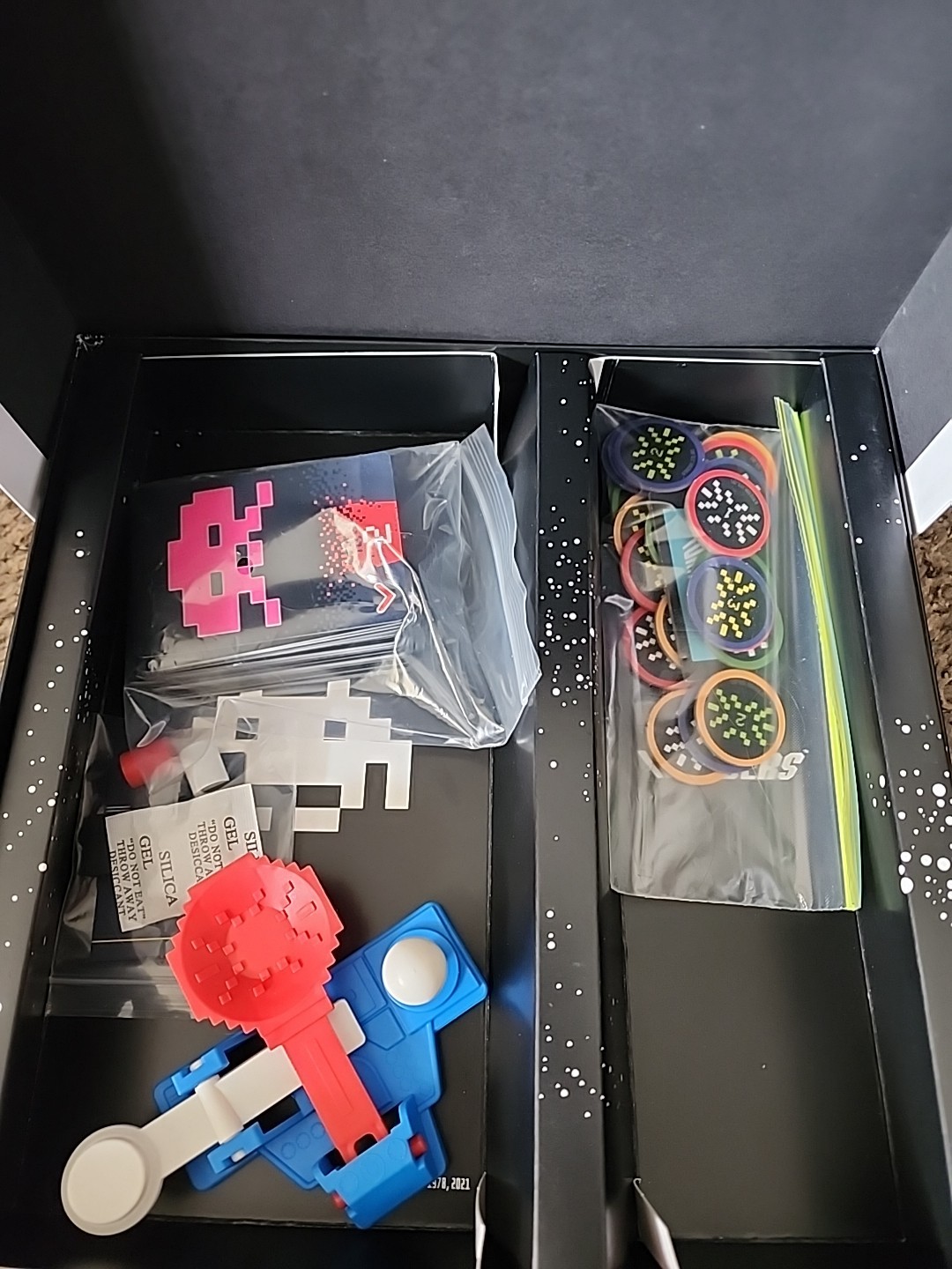 Space Invaders Buffalo Games Cooperative Dexterity Board Game 1-4 Multiplayer