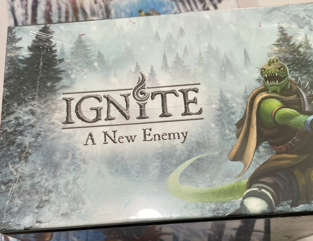 Ignite Board Game With Sealed Kickstarter Edition with all expansions.