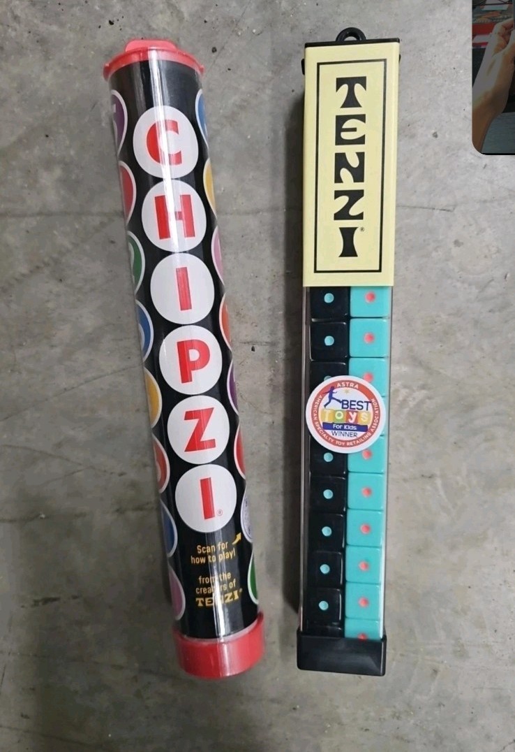 Party Games CHIPZI & TENZI Family Tile Game Fast Matching Carma Games
