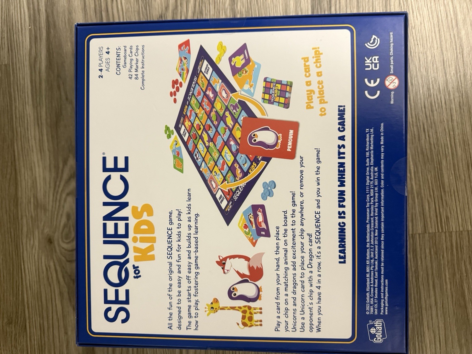 Goliath Sequence for Kids Award Winning Board Game No Reading Required