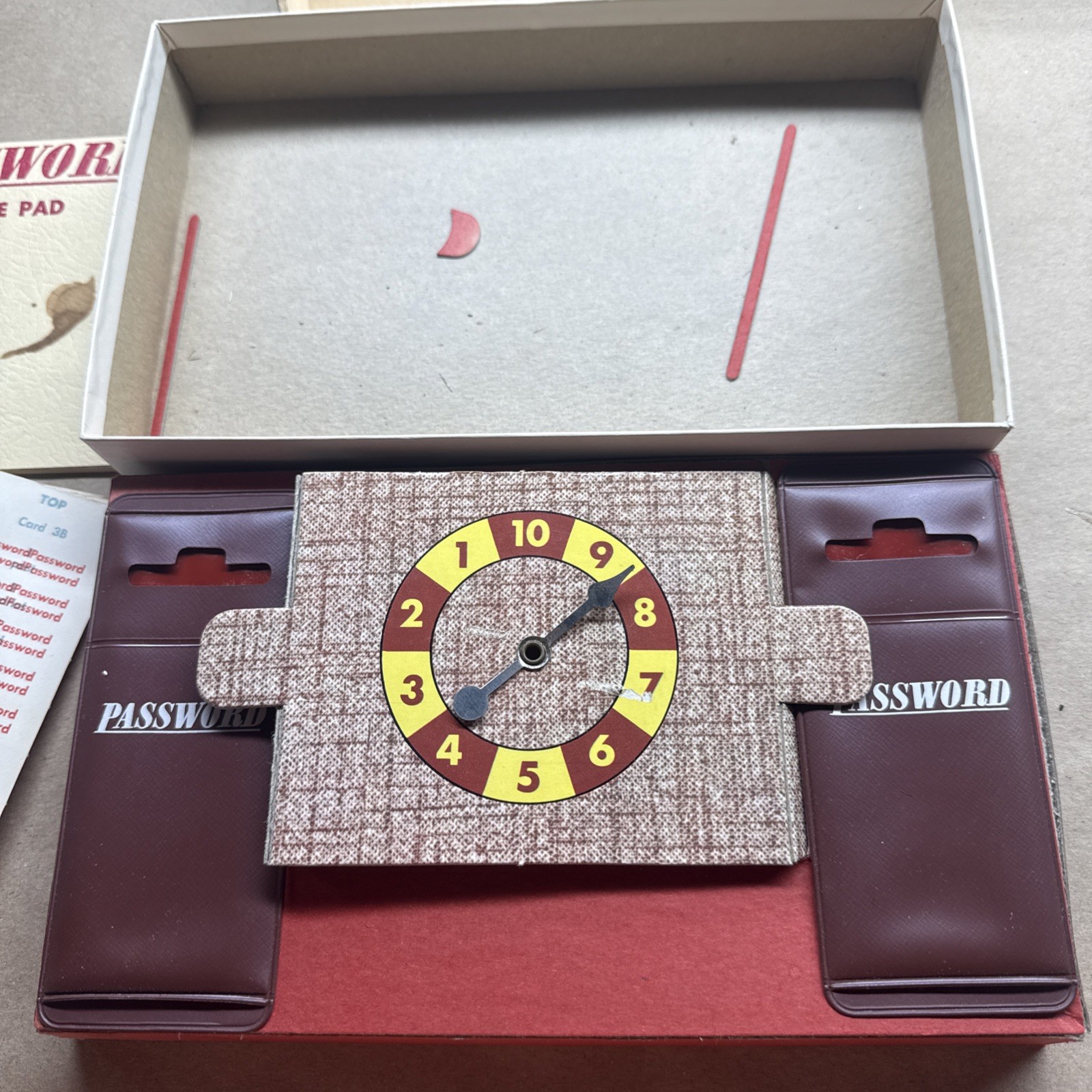 Vintage 1962 Milton Bradley Password Board Game First Edition Complete