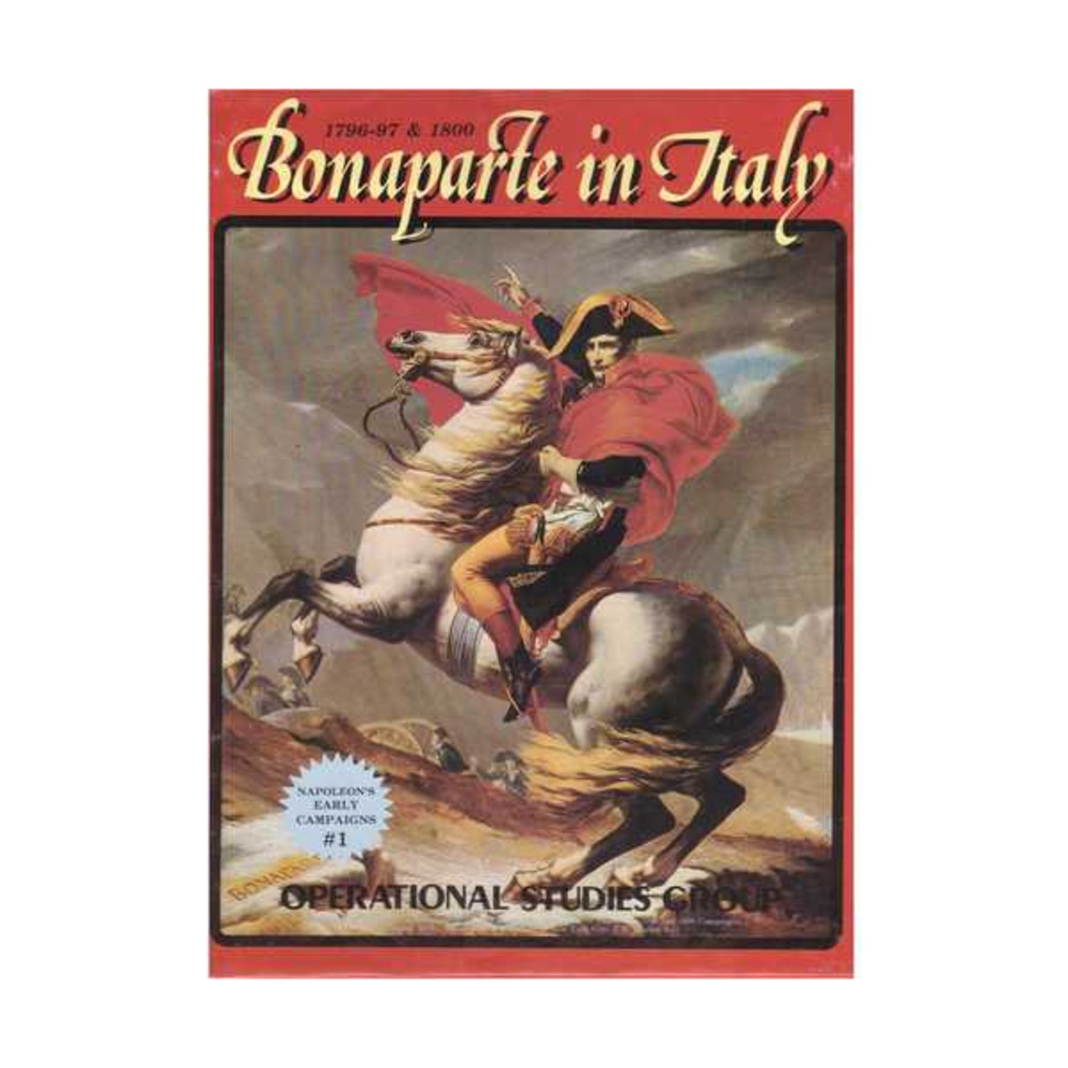 OSG Wargame Bonaparte in Italy (1st Ed) Box Fair/VG+