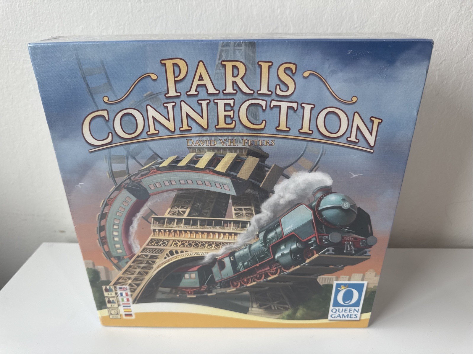 NEW SEALED PARIS CONNECTION BOARD GAME 3-6 Players 30 Minutes Queen Games