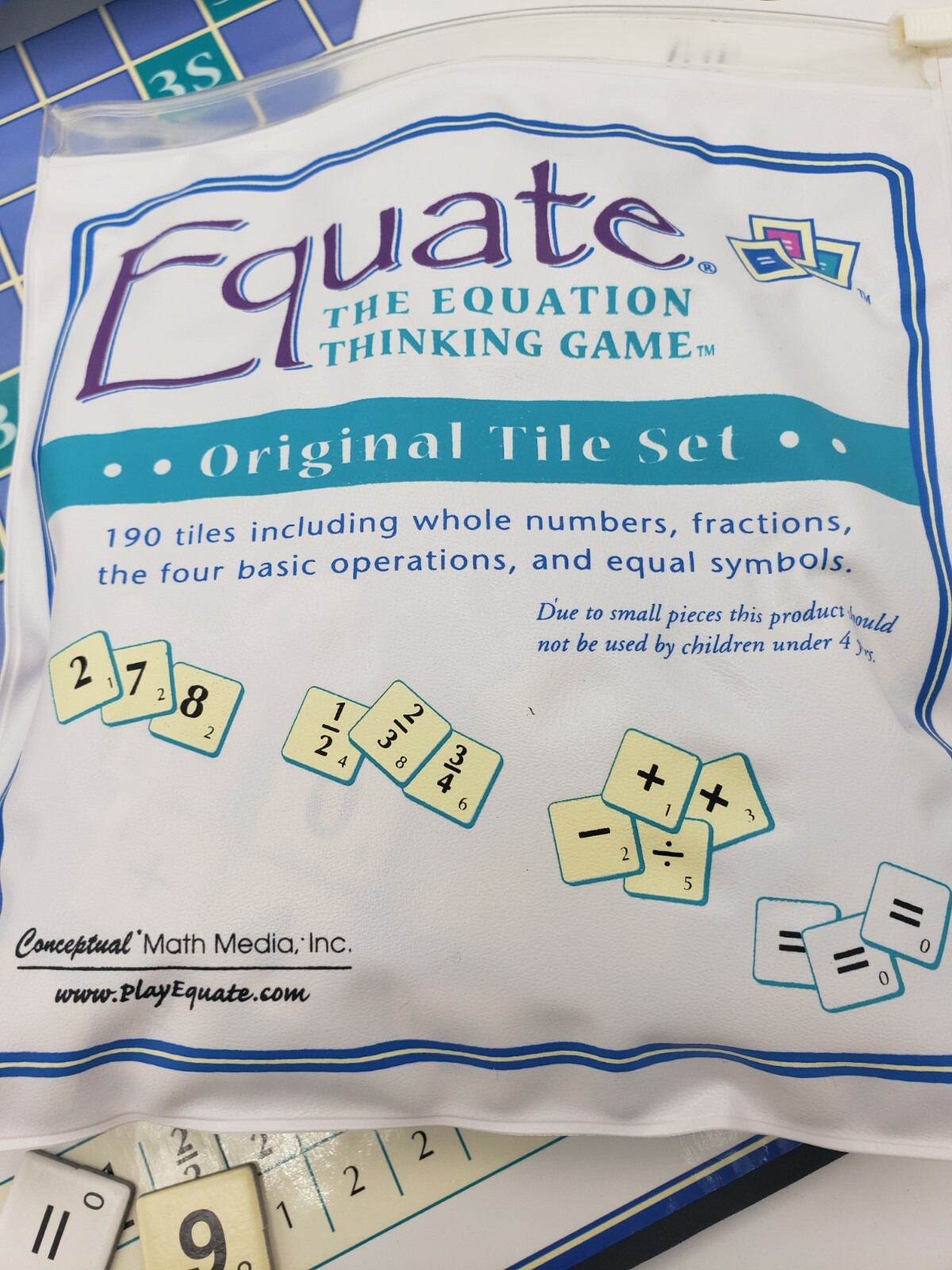 Equate The Equation Thinking Board Game Home Schoolers Teach Math EUC Complete