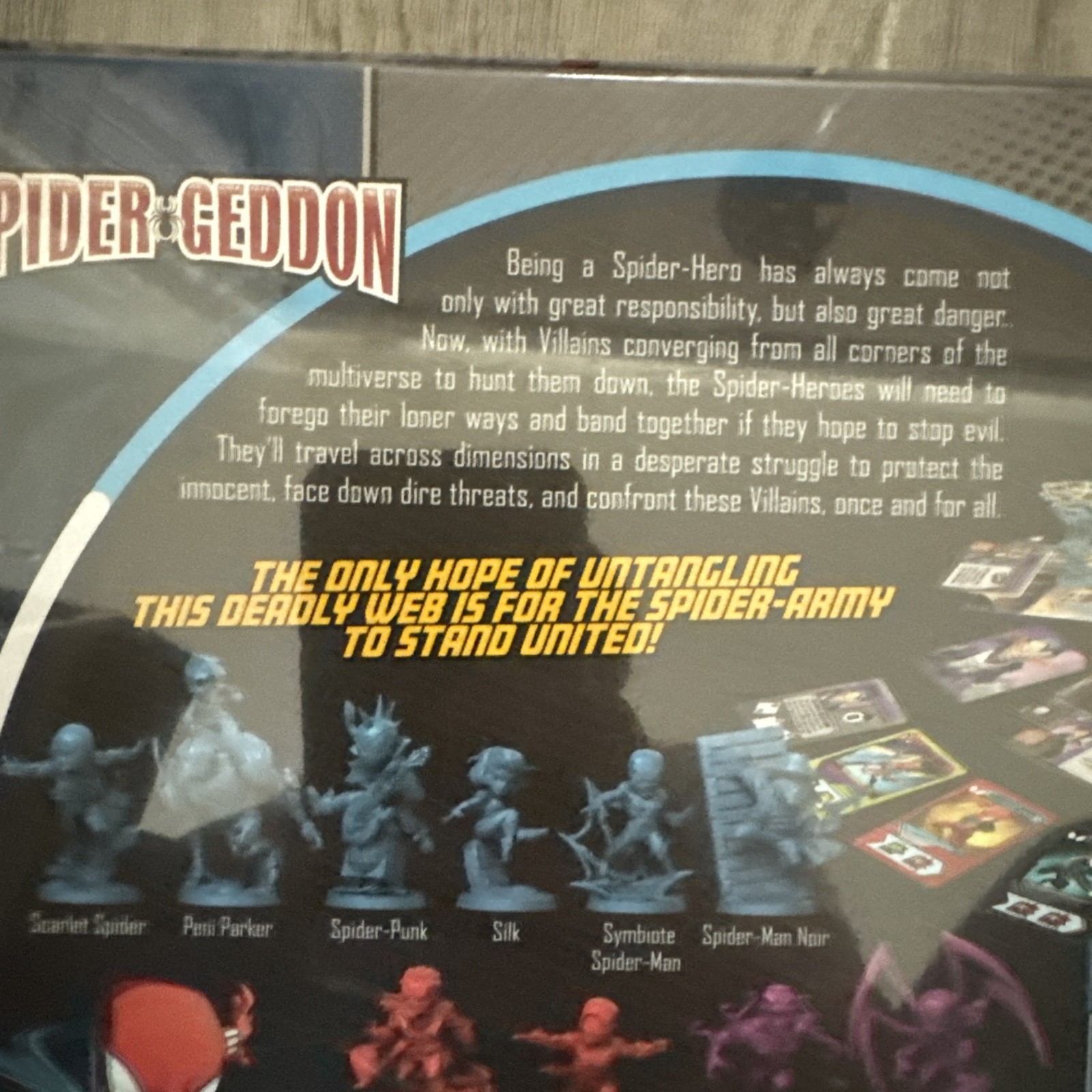 Marvel United Spider Geddon Board Game 1 To 4 Players Ages 14 And Up New Sealed