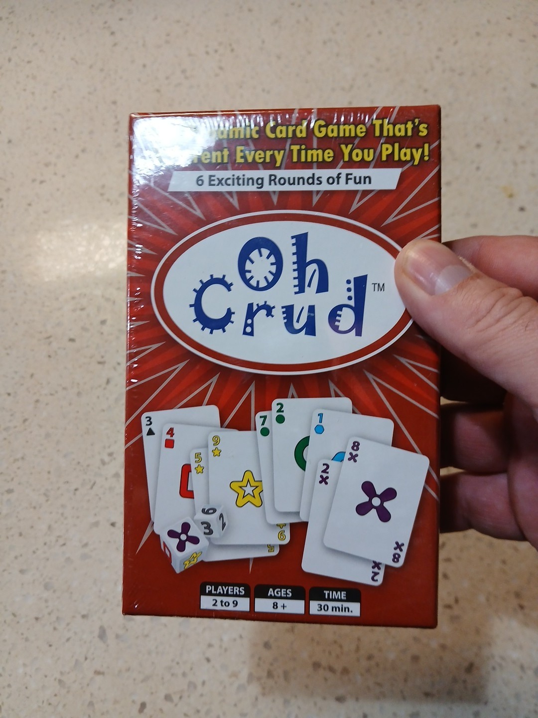 NEW SEALED Oh Crud Card & Dice Game for 2 to 6 Players Strategy Card Game Fun
