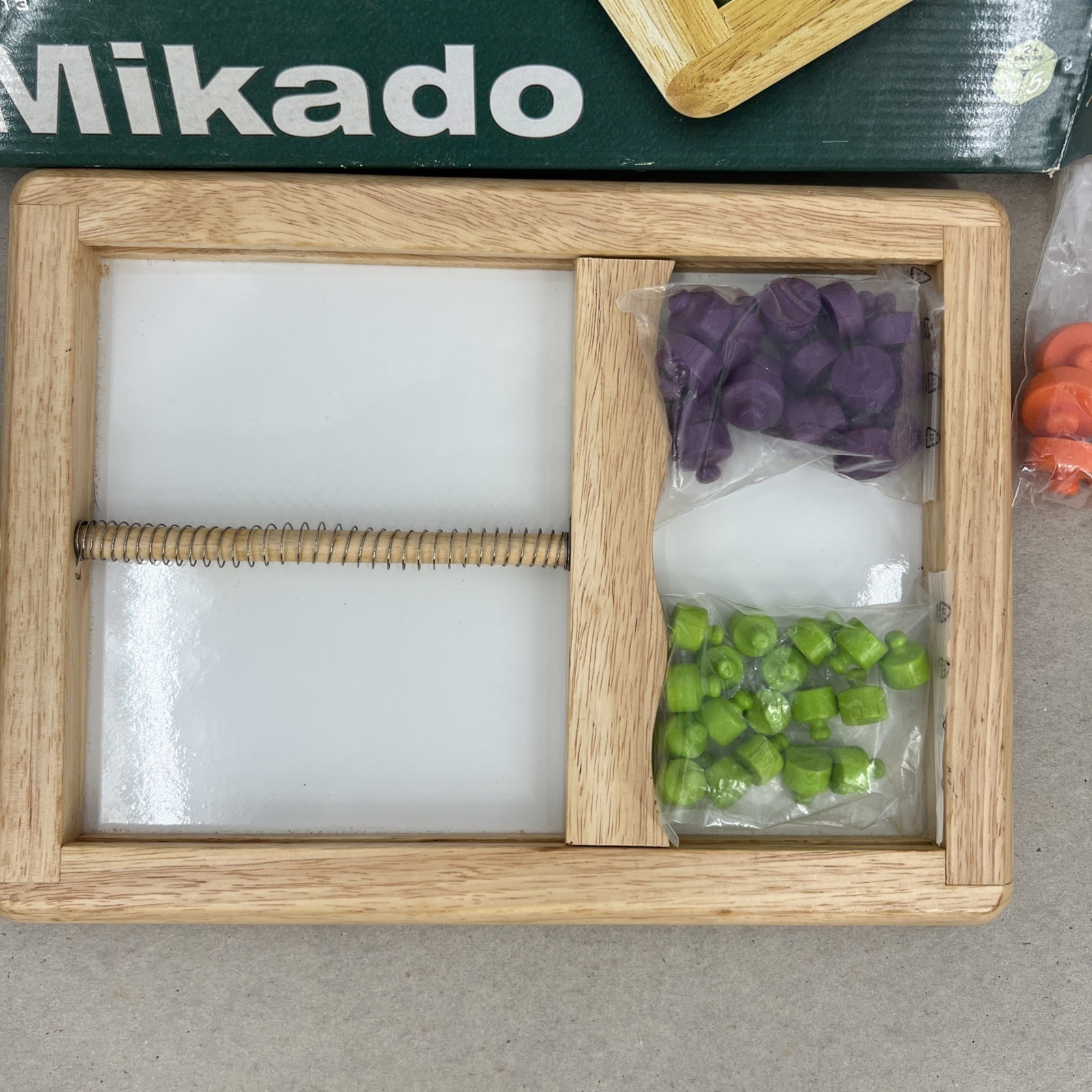 Mikado Horizontal Wooden Board Game 2004 Pintoy Skill & Steady Hand Thailand