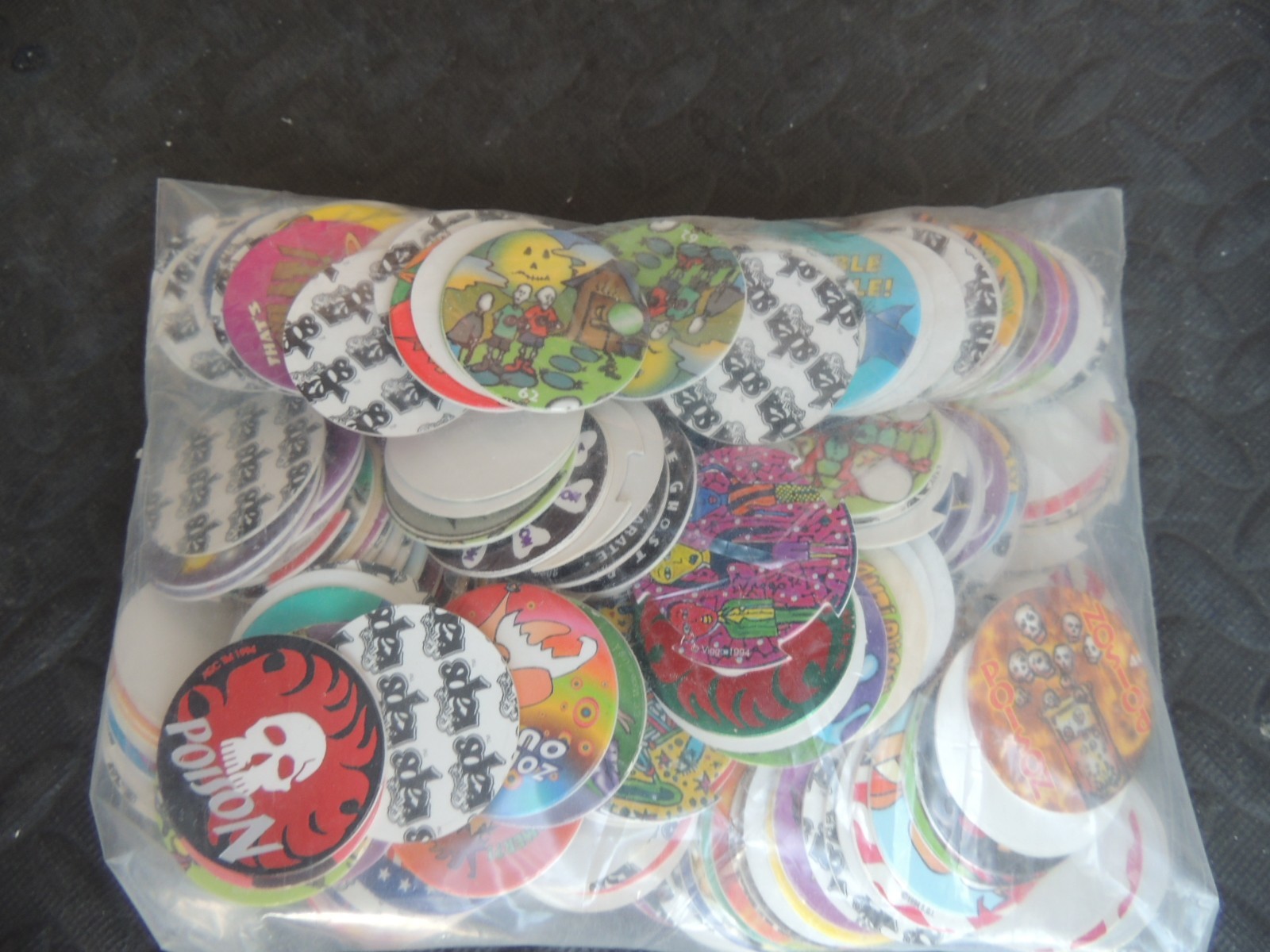 POGS SLAMMERS HUGE LOT MAGAZINES UNOPENED PACKS POG HOLDERS VINTAGE 90’S C-PICS