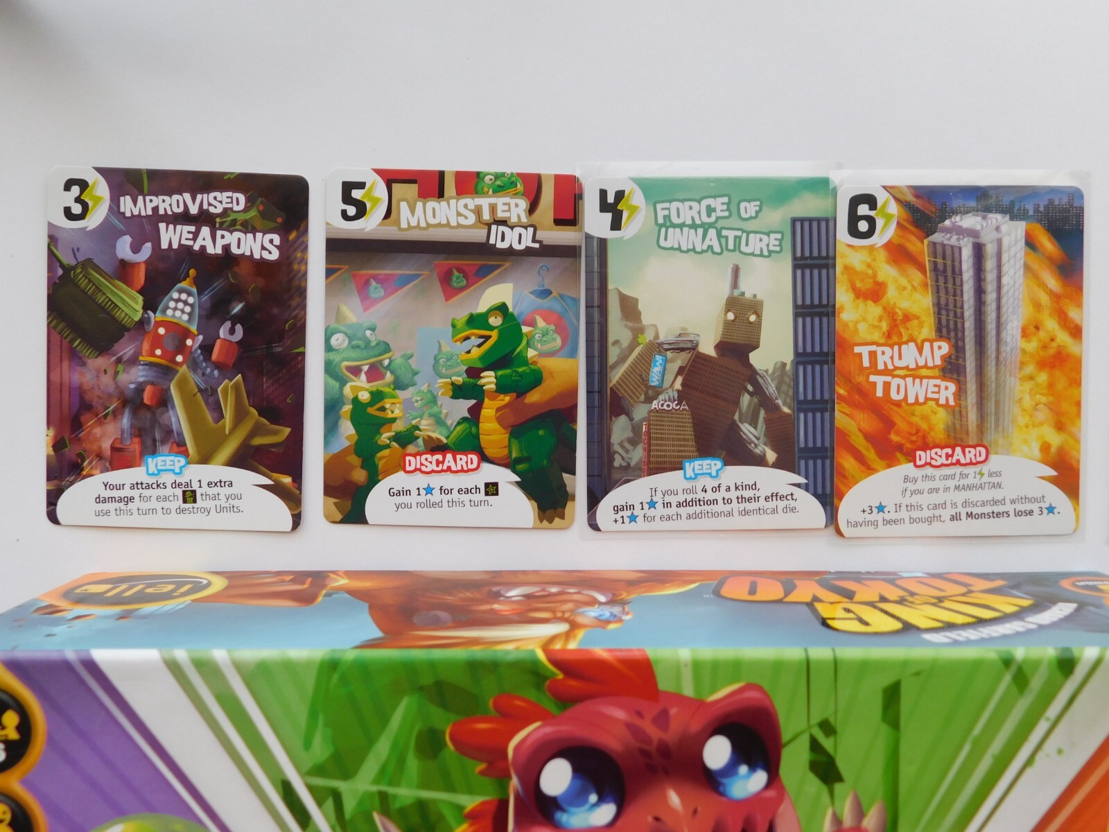 King of Tokyo 2017 Board Game & RARE Promos! 100% Complete! W/ Baby Gigazaur!