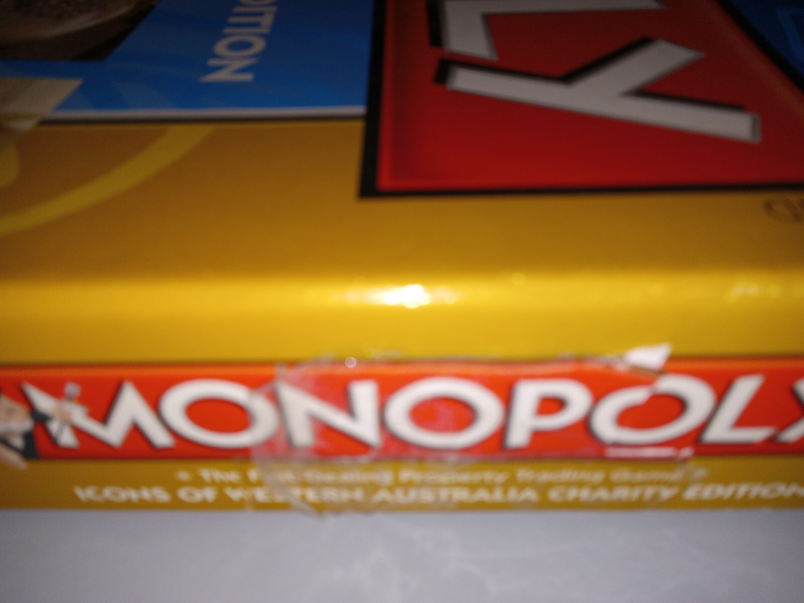 Monopoly Icons – Western Australia Charity Edition – Parts Sealed – Box Damage