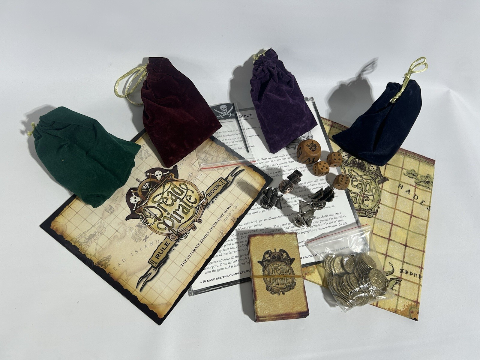 Front Porch Classics Dread Pirate Game Bookshelf Edition Board Game Complete!