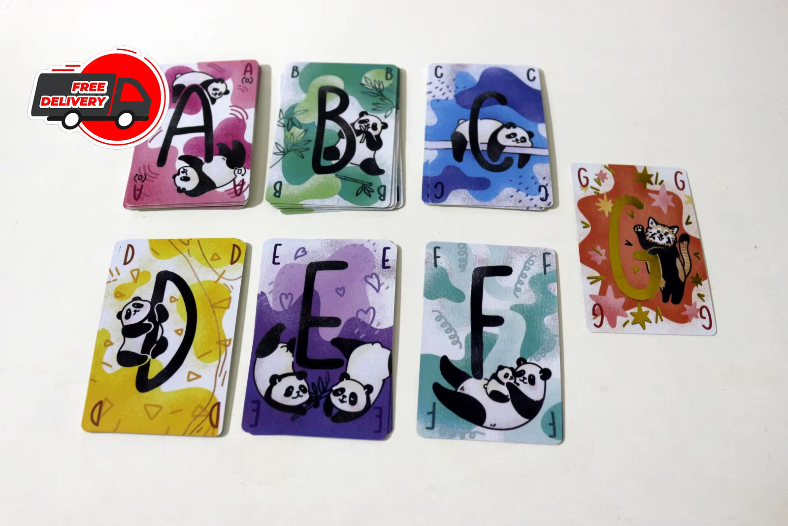 PANDA PANDA Board Game Family Party Table Game 2-4 Players Funny Card Strategy