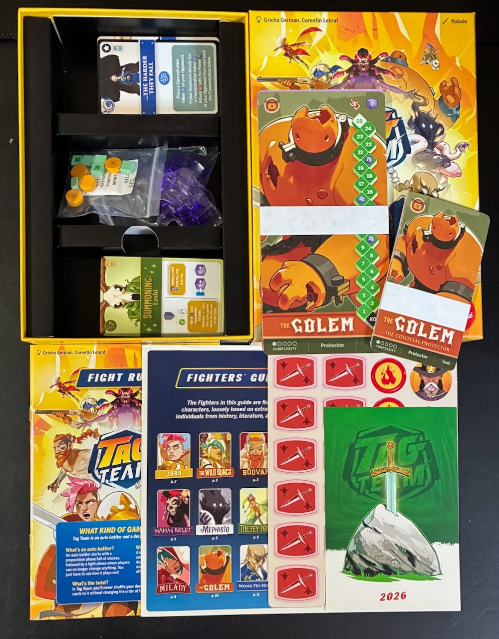 Scorpion Masqué Tag Team Arcade Fighting Table Top Card Game Like N E W