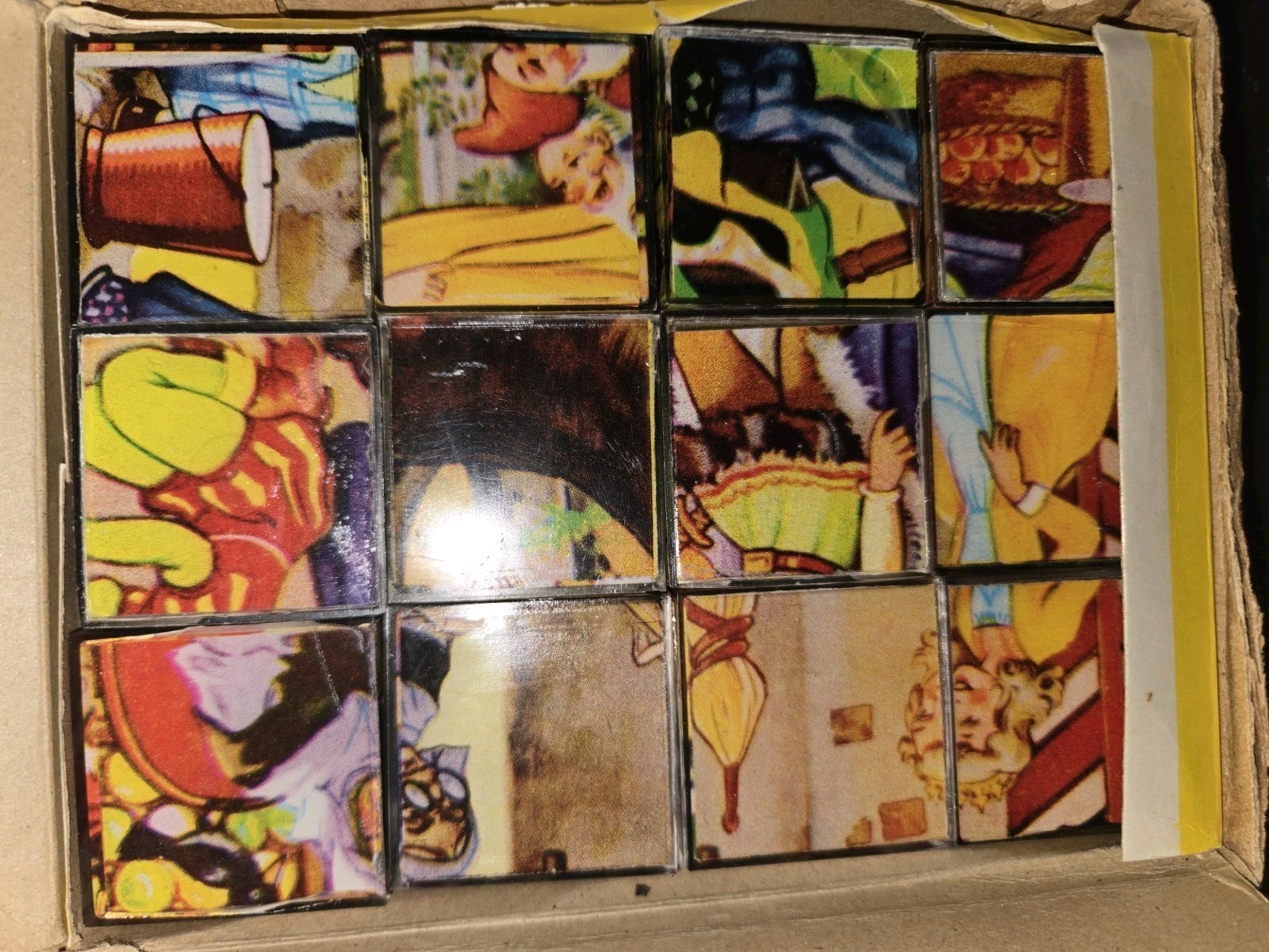 Chadwick-Miller Picture Building Blocks forms 6 pictures in box Hong Kong 1966