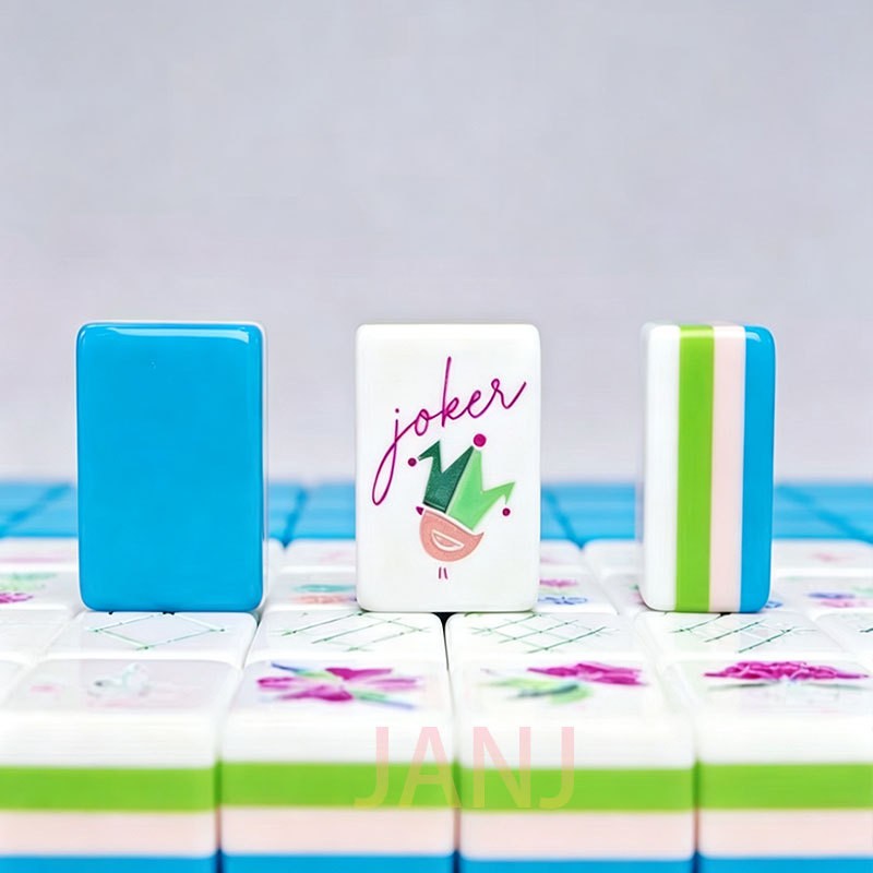 160 American Mahjong Tiles ，4-Layer Acrylic Pearl Color Engraved Set fast ship