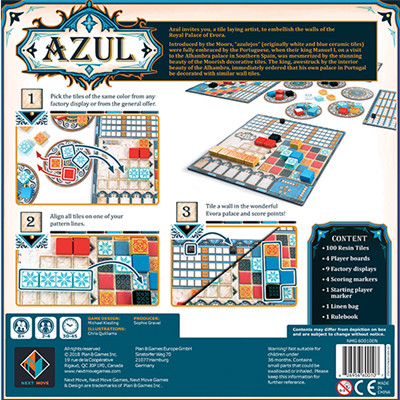 Next Move Games Azul Board Game ASM NM6010