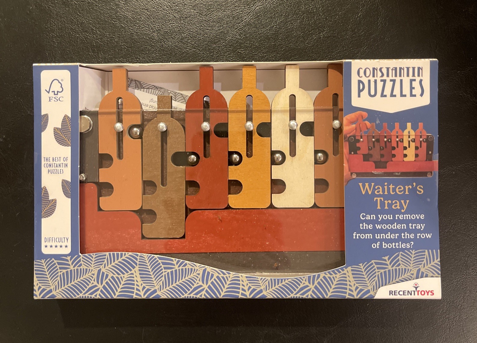 New Recent Toys Jean Claude Constantin’s Smart Toys Puzzle: The Waiter’s Tray