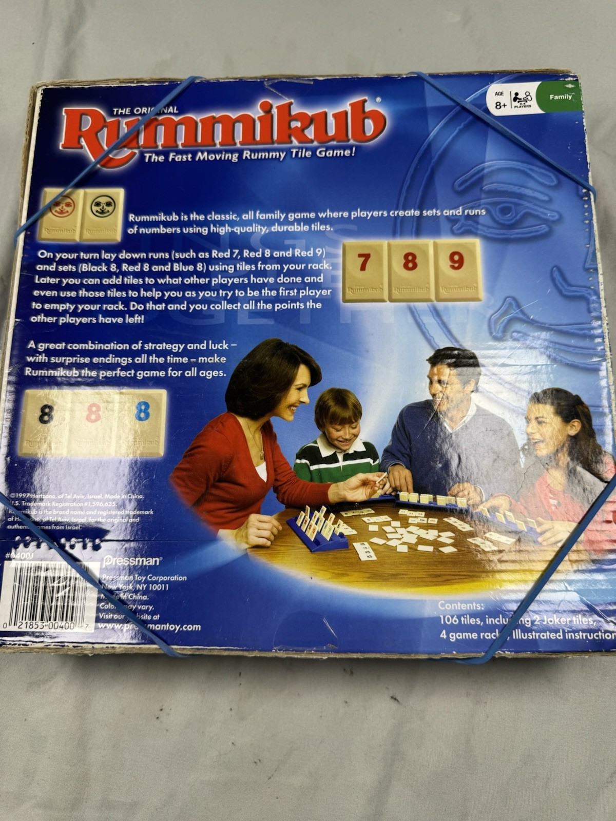 Pressman The Original Rummikub Fast Moving Rummy Tile Game Complete Ages 8+
