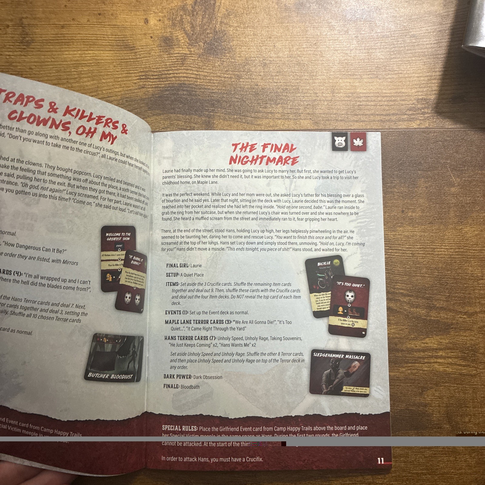 Final Girl: S1 Bonus Features Box – Includes FF Rulebook and Lore/Scenario Book