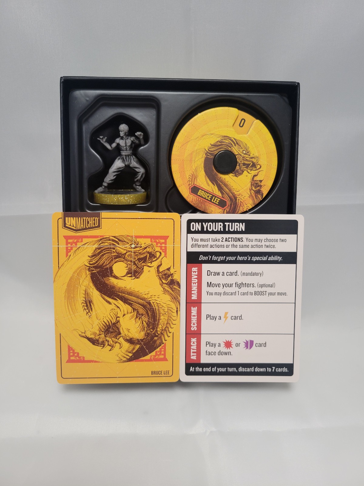 Unmatched Original Bruce Lee Board Game Expansion Mondo Games