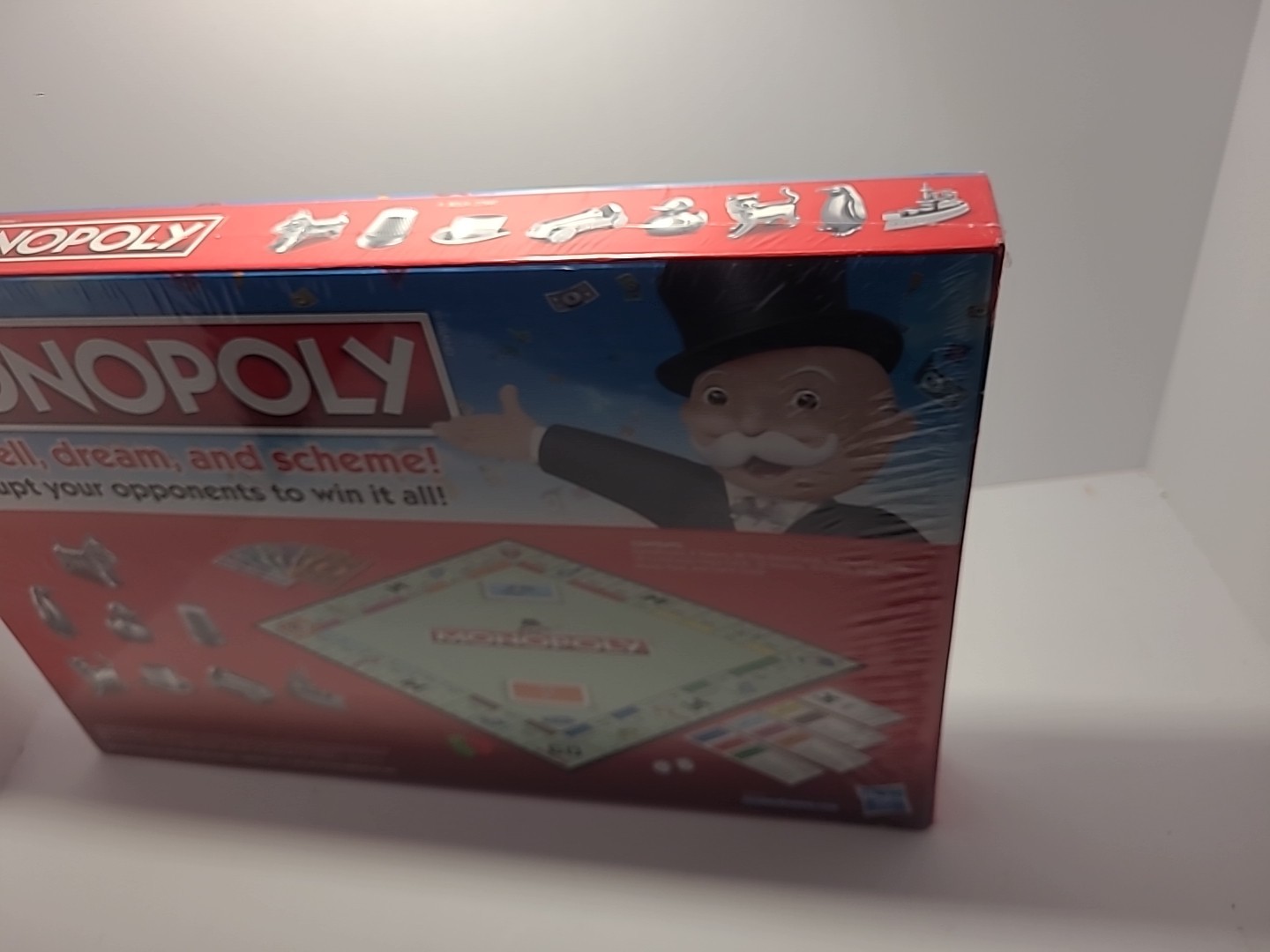 Monopoly Game, Family Board Games Return Of The THIMBLE HASBRO Factory Sealed