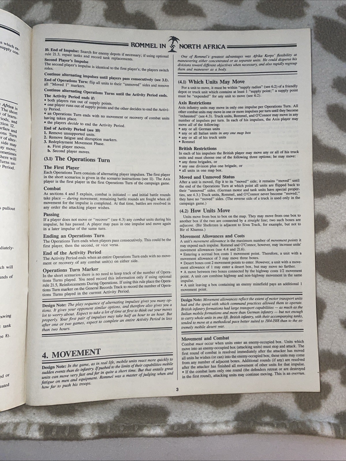 West End Games. 1986. Rommel In North Africa. Punched VGC.