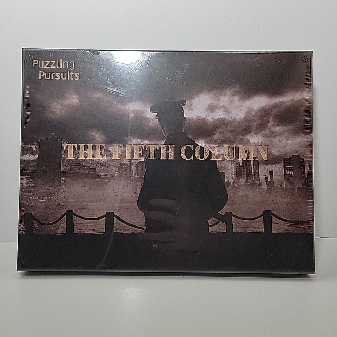 New The Fifth Column Puzzling Pursuits Board Game Sealed