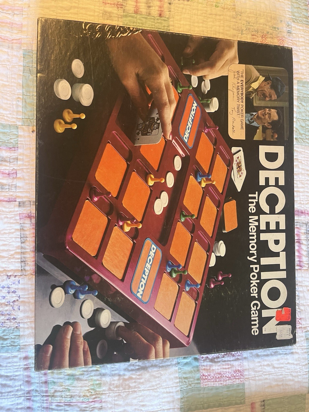 Milton Bradley Deception The Memory Poker Game Vintage 1975