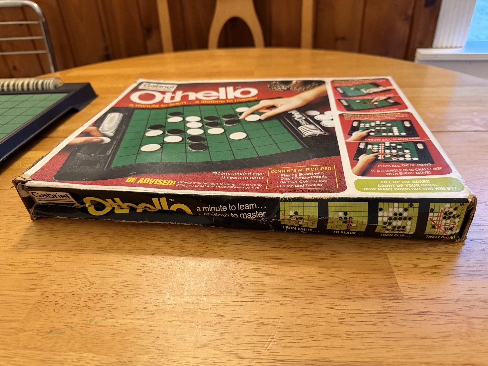 Vintage 1975 Gabriel Othello Board Game – Original Chips + Box, No Instructions