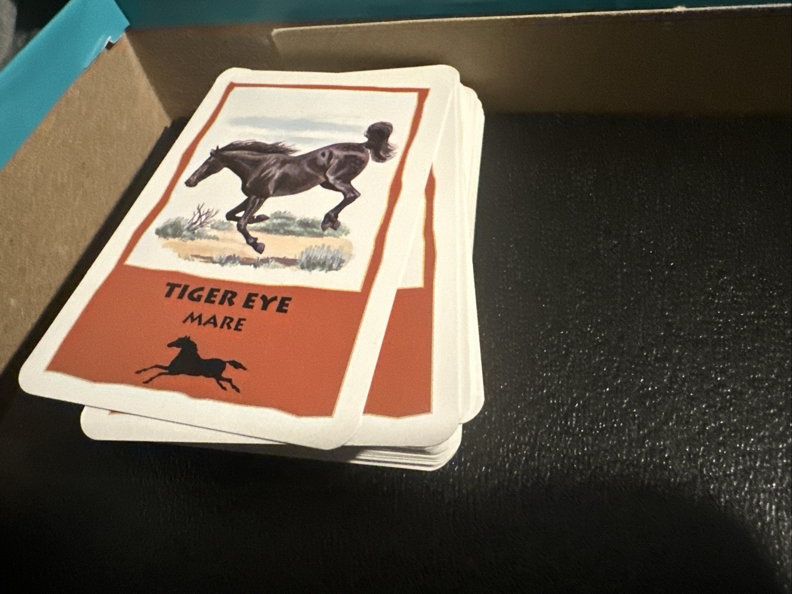 VINTAGE Herd Your Horses Kids Family Replacement Pieces Horse Cards And Board