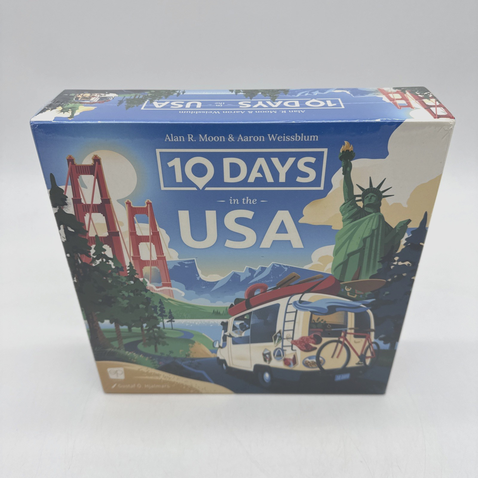 10 Days in The USA Family Road Trip Board Game Fun All Ages Moon Weissblum NEW