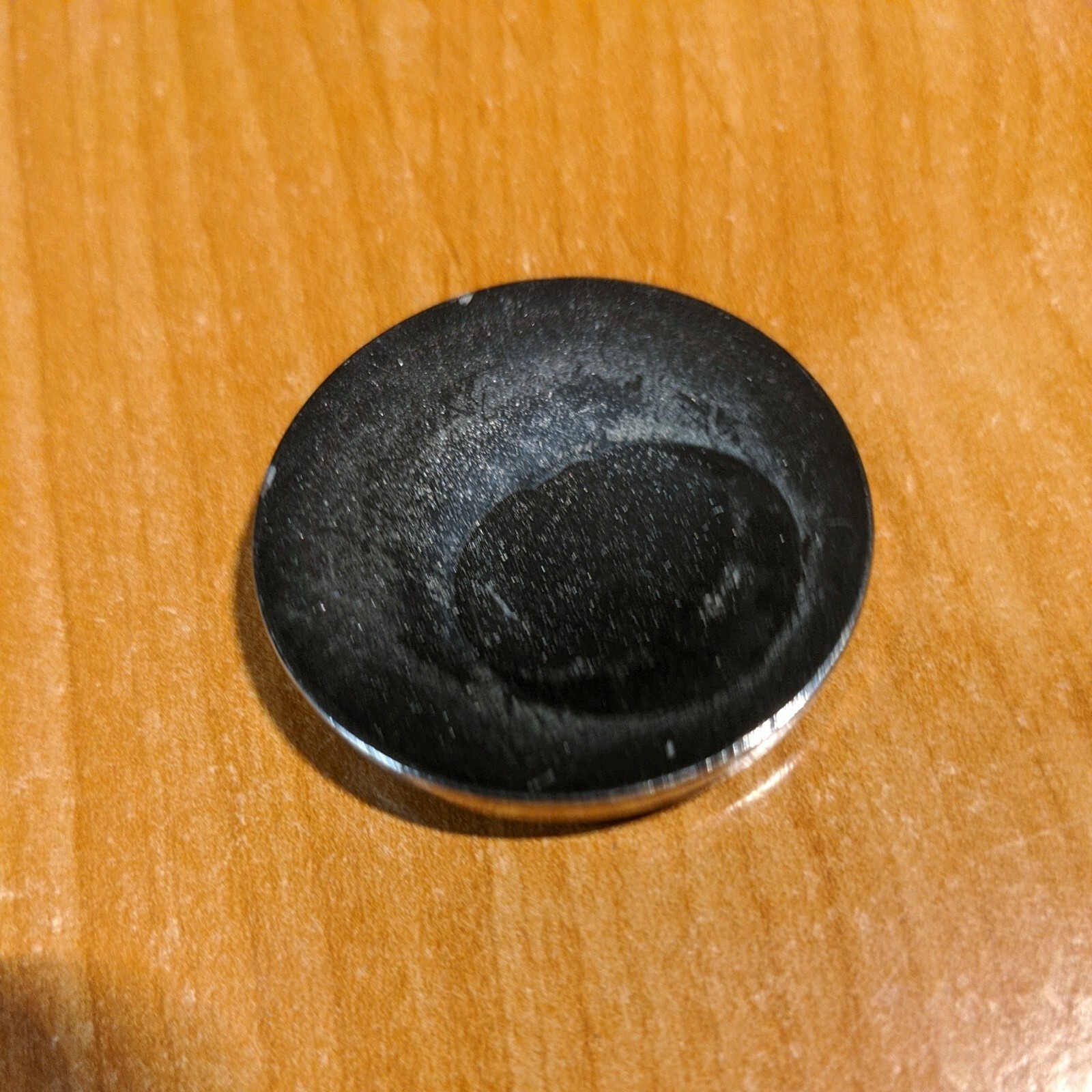Rare Vintage Shiny Silver Heavy Metal Pog Slammer
