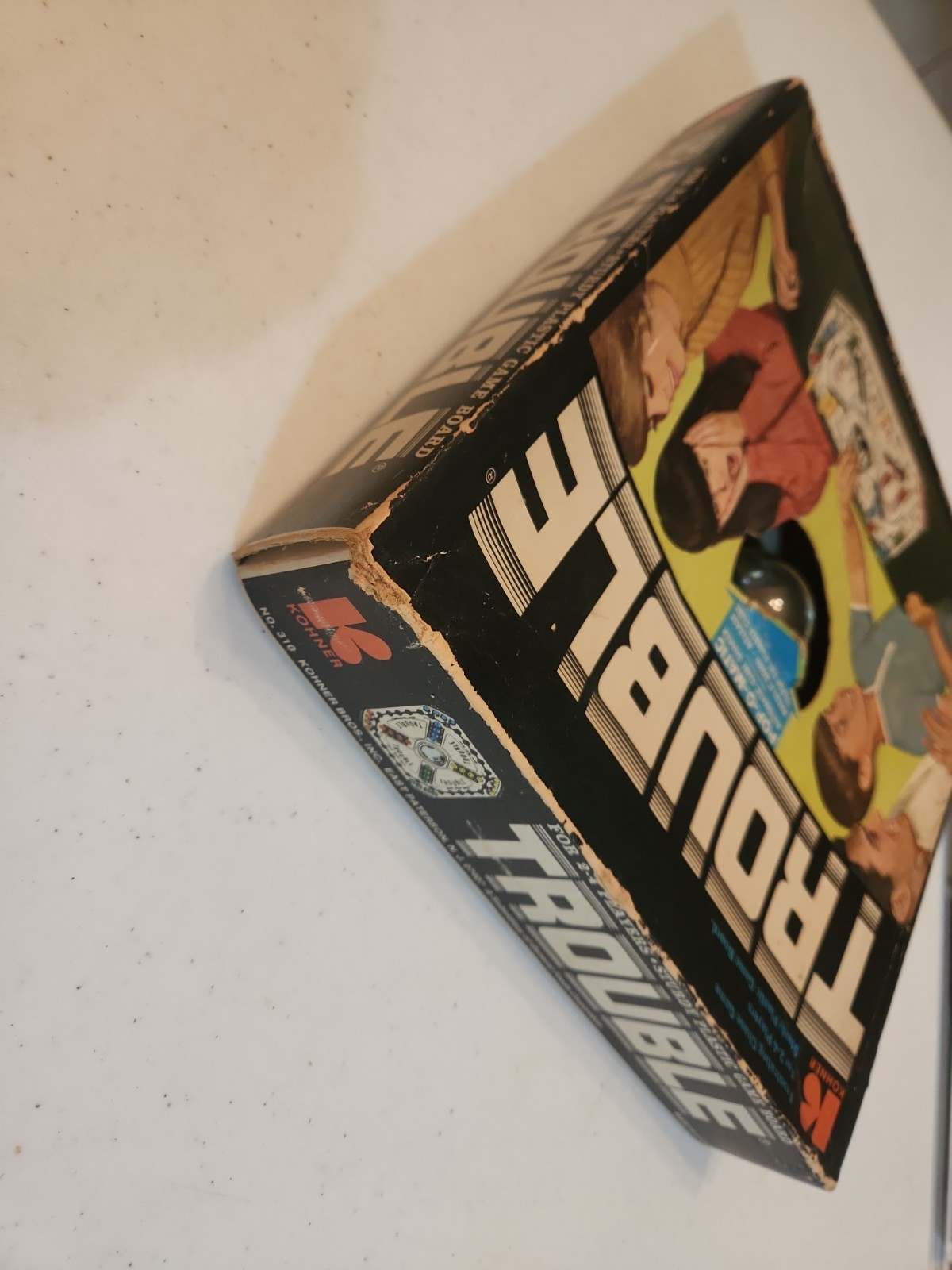 Trouble (1965) Kohner Bros • COMPLETE • Pop‑O‑Matic • Vintage Board Game
