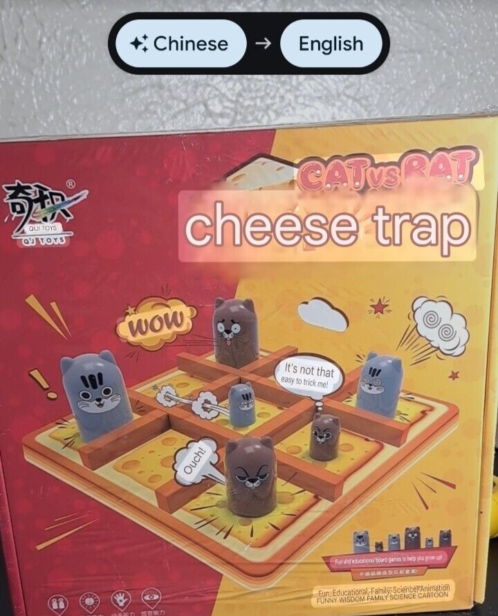 Cat Vs Rat Chinese Board Game ‘Sealed NEW’ Chinese Language Multiple Game Types