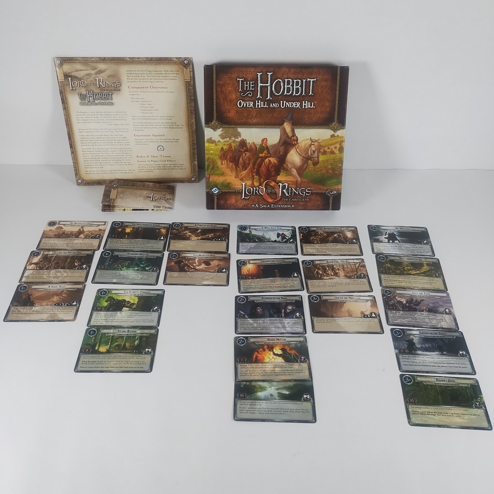 Lord of Rings The Card Game LCG The Hobbit Over Hill and Under Hill – Parts Box