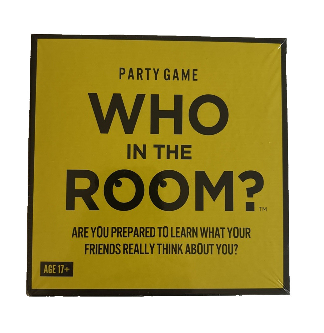 New Sealed Who in The Room? 300 Laugh Out Loud Personal Questions 17+ Party Game