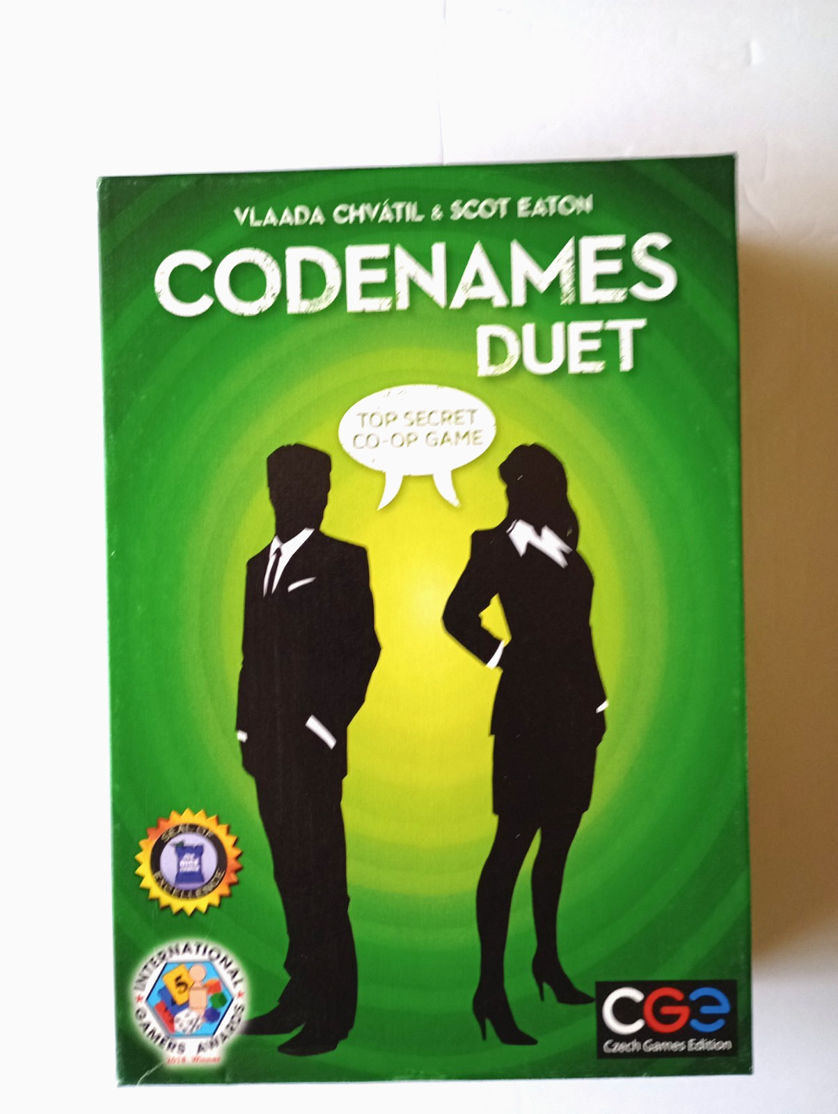 Codenames Duet Word Deduction Game for Two Players by Czech Games New Open Box