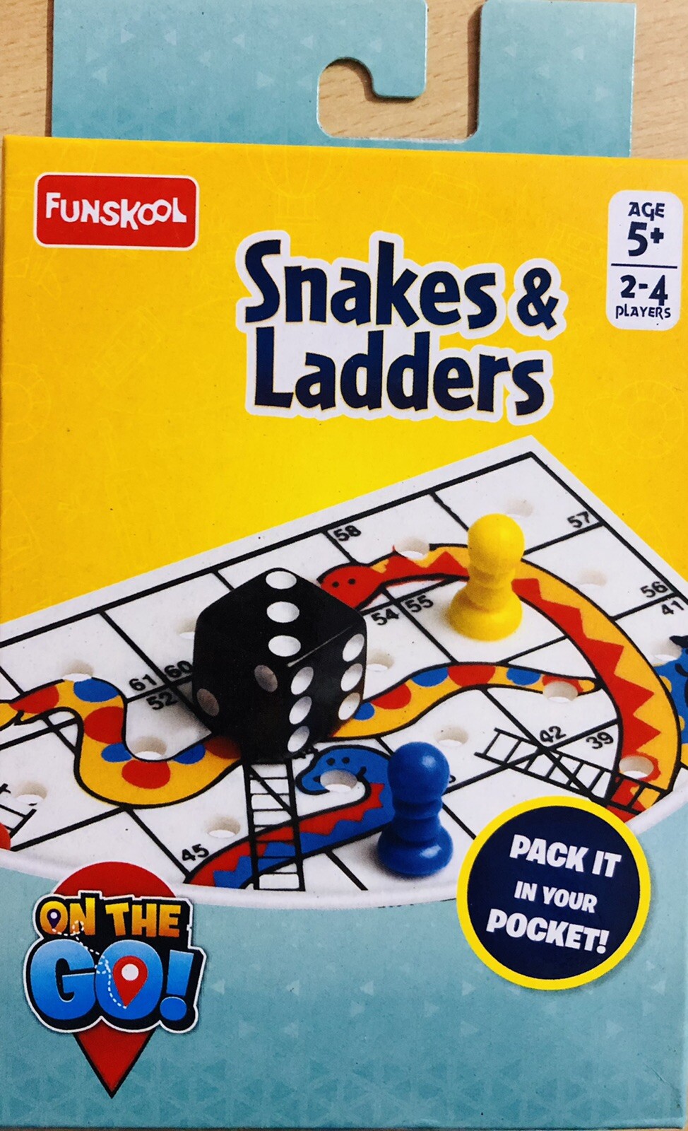 Funskool Snakes and Ladders On The Go Game Age 5+ FREE SHIP